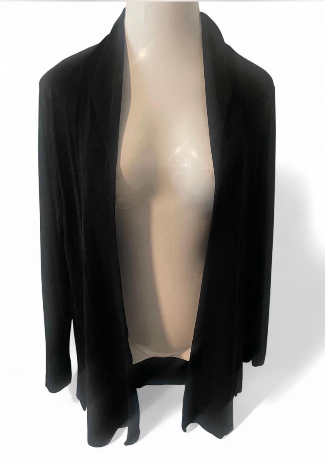 Size L Black Blazer Cardigan
