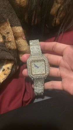 moissanite inspired watch