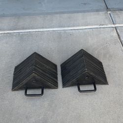 Wheel Chocks.  Heavy Duty,  