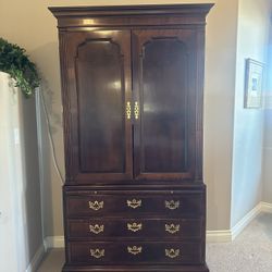 Henredon Armoire Solid WoodCabinet