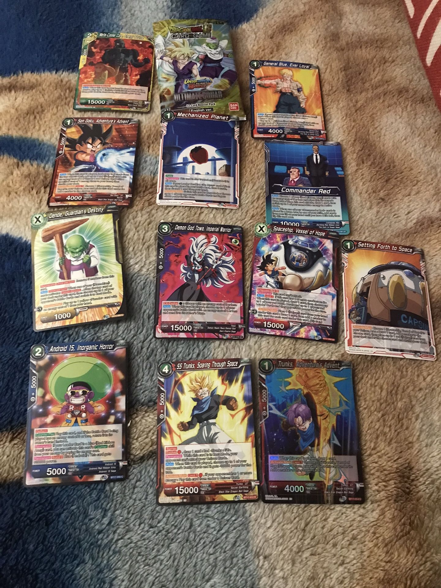 Dragon Ball Super Opened Booster Pack 