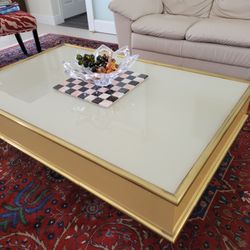 Vintage Gold Coffee Table