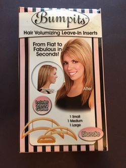 Bumpits Hair Volumizing Inserts - Blonde - Great for Prom & Formals