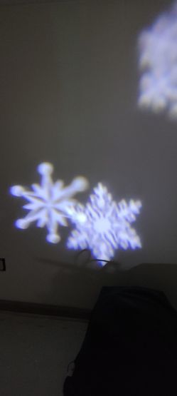 Outdoor  Or Indoor Rotating Snowflakes