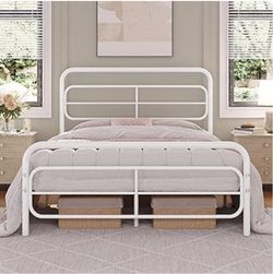 Queen Bed Frame With Mattress