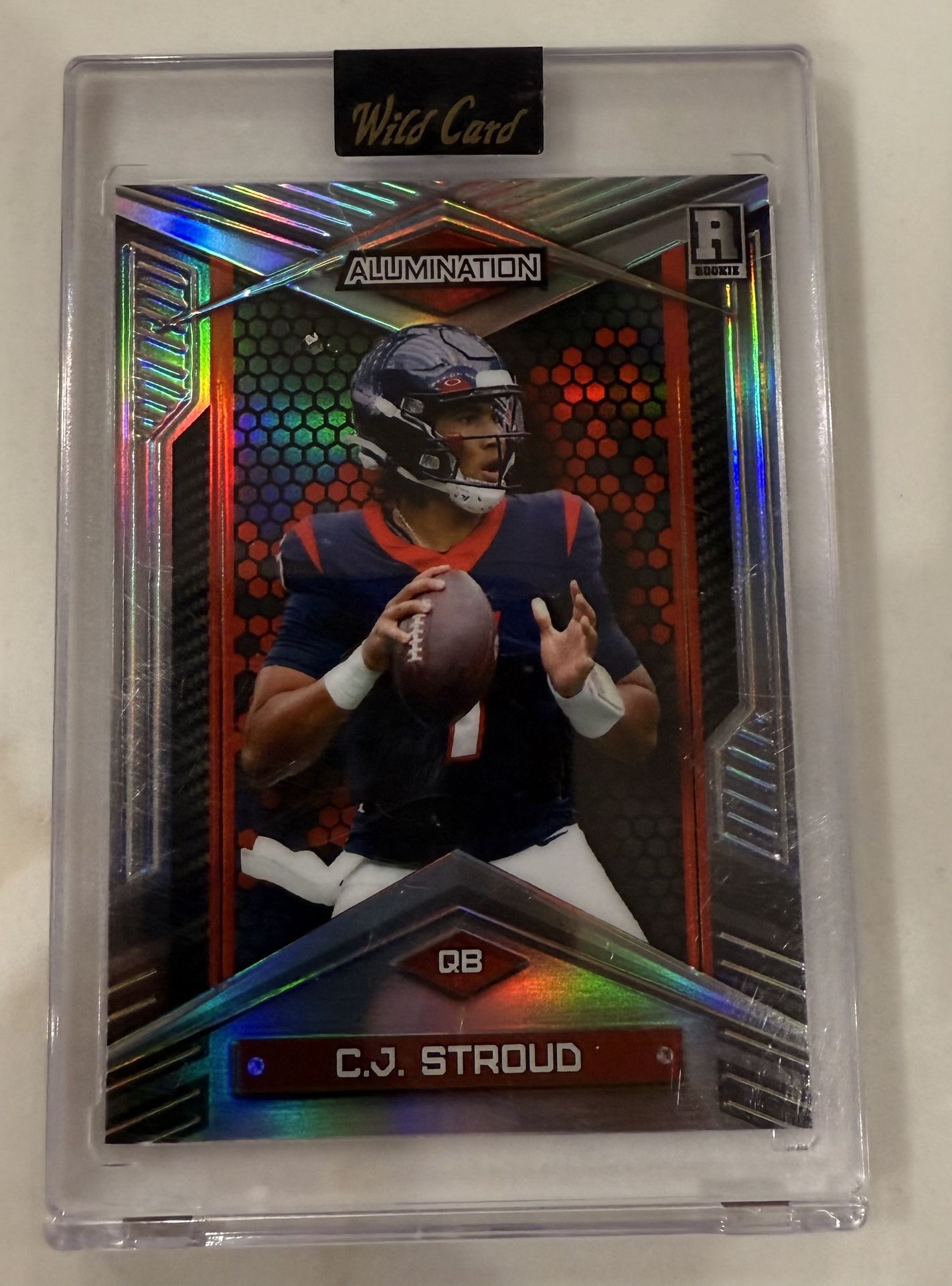 2023 Wild Card Alumination #ABC-CJ CJ Stroud Rookie LAZER RC 80/99