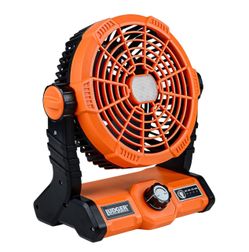 7" 3-in-1 Rechargeable Fan (EL-705WF), Portable, LED, Long Battery life, Multi Charging Port, Compact Size, Carrying Handle, Quiet Cooling, 270 Degree
