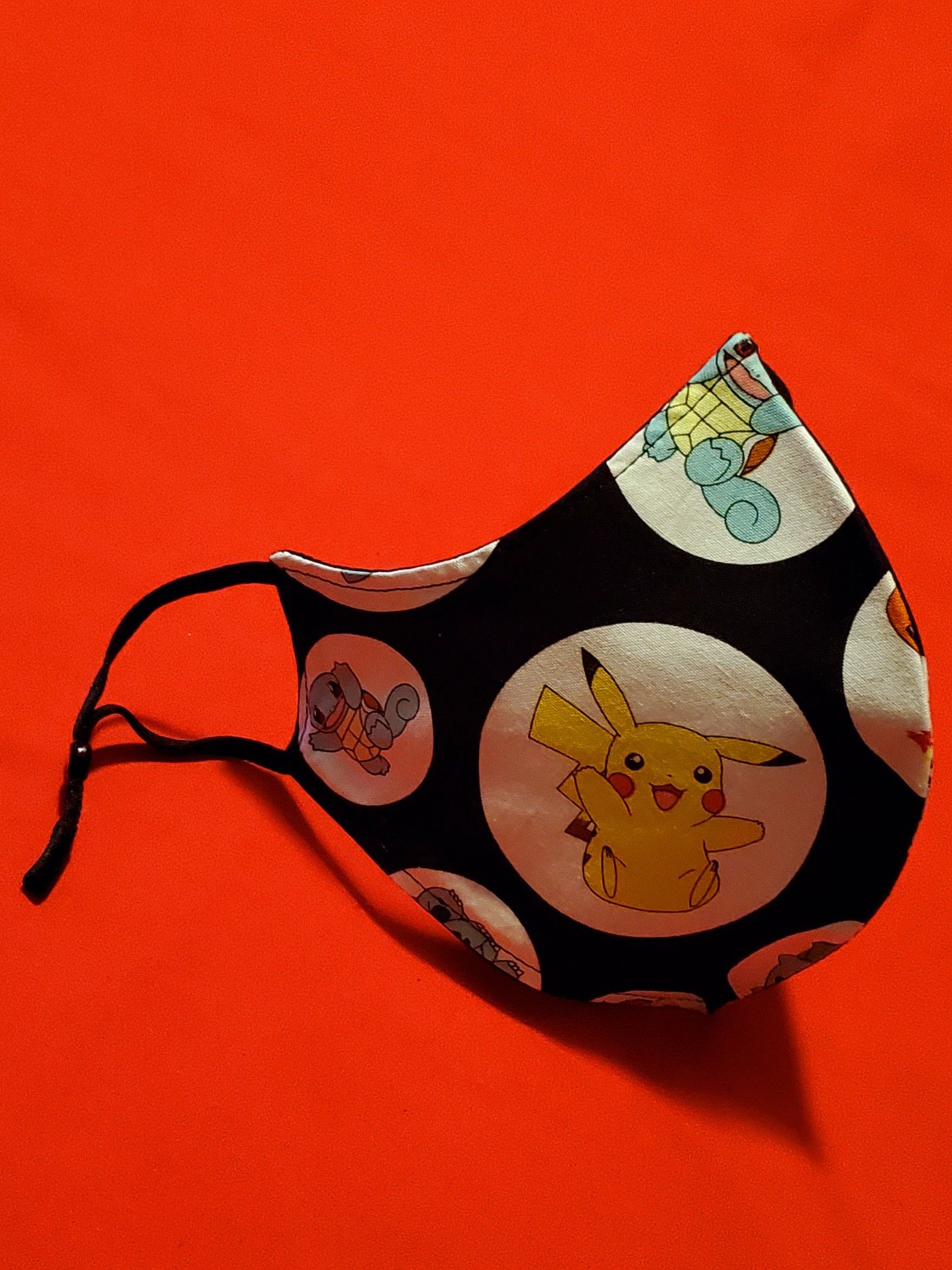 Handmade Pokemon Adjustable Face Mask