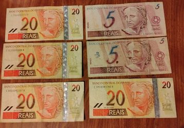 Brazil Brazilian bills Banknotes currency