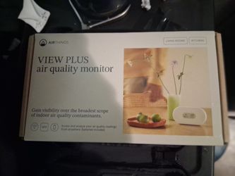 Air things view plus Air quality monitor test contaminants