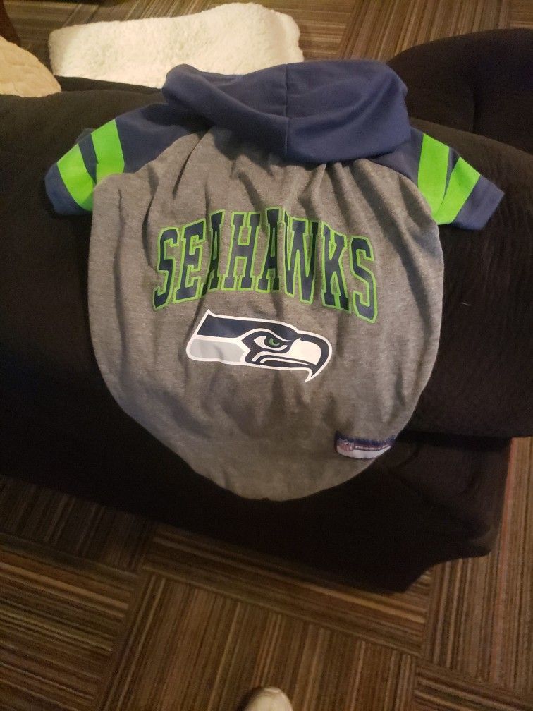 Pets First NFL SEAHAWKS Top w/ Hood