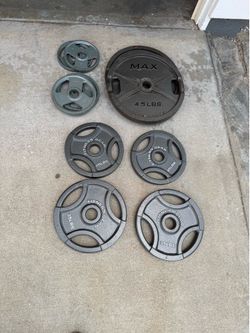 45s 35s 25s 10s 5s Olympic plates