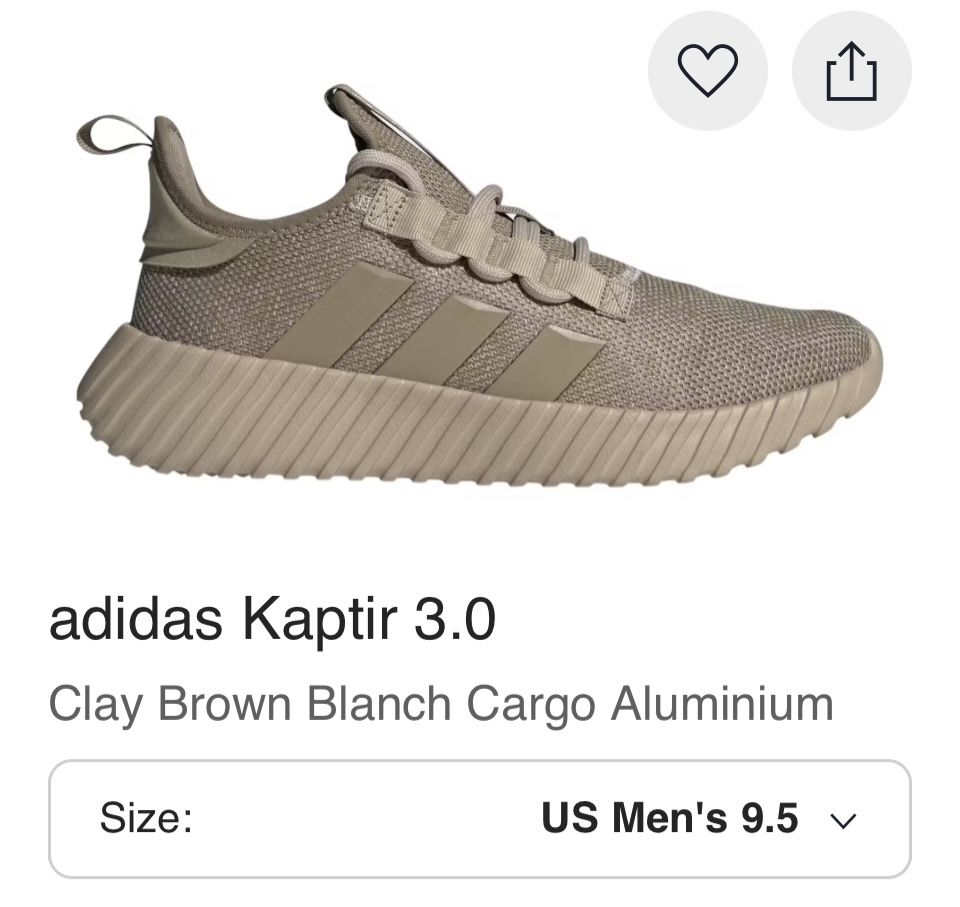Adidas Kaptir 3.0 Men’s 9.5