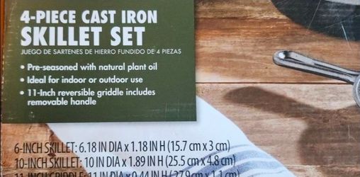 Cast Iron Skillet Set