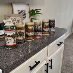 vintage budweiser cups