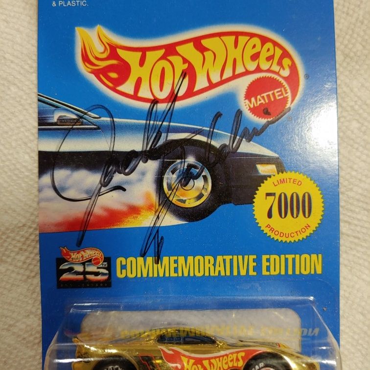 1991 Hot Wheels signed Jack Baldwin Camaro.