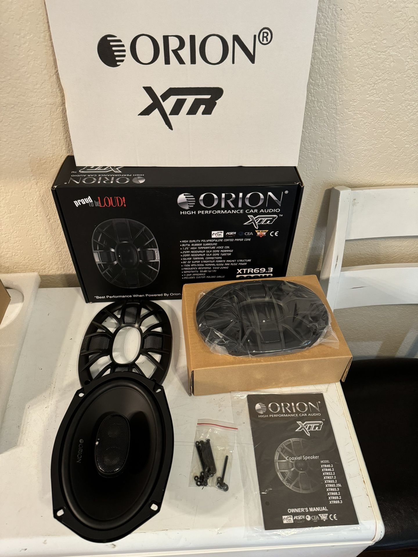 ORION XTR 69.3 (6x9)’ 3-way Door Speakers