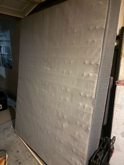 Free box spring and bed frame