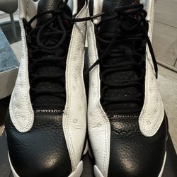 Jordan Xiii 13 Blk/wht Size 9