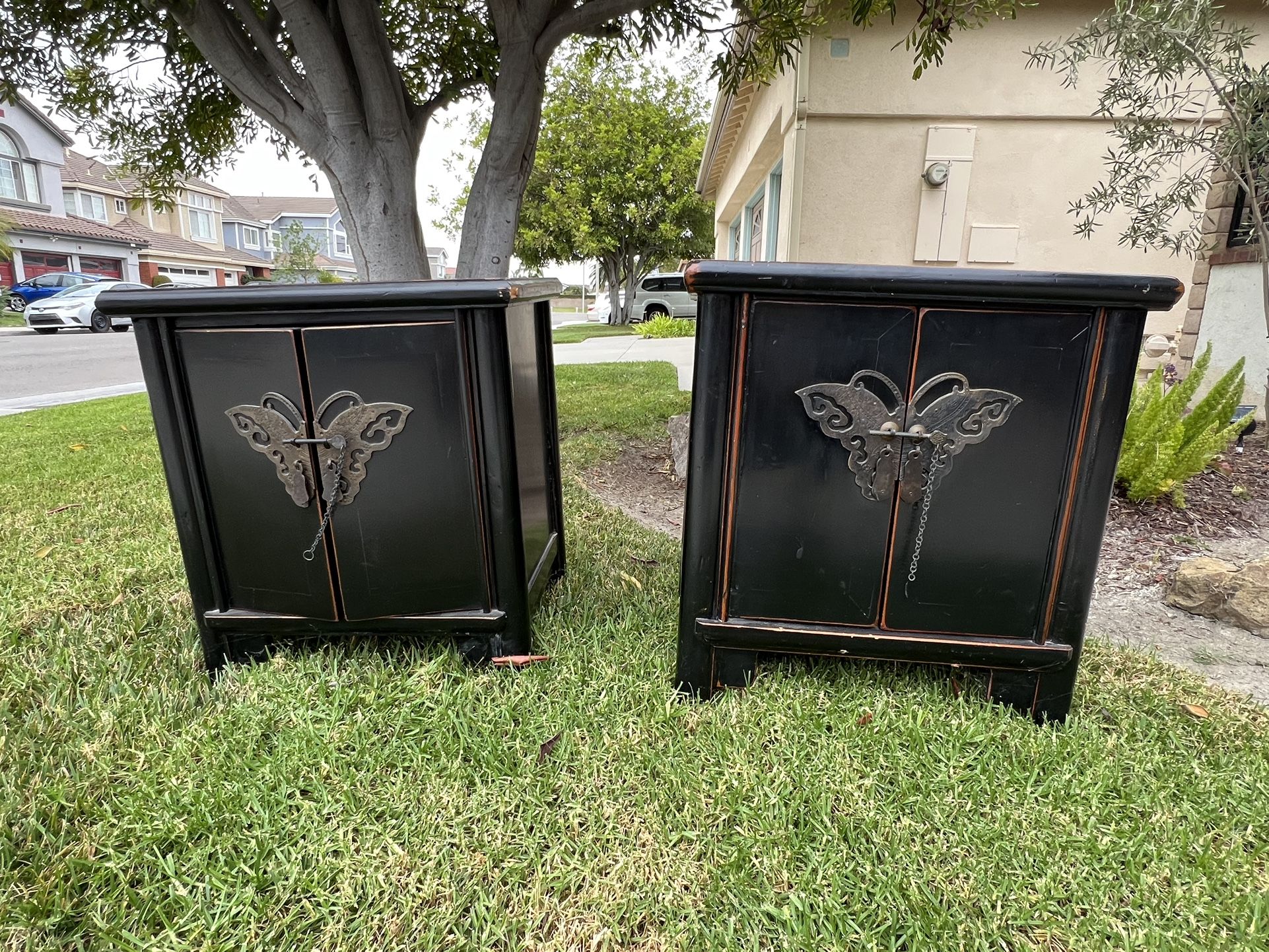 Tibetan cabinet End Tables