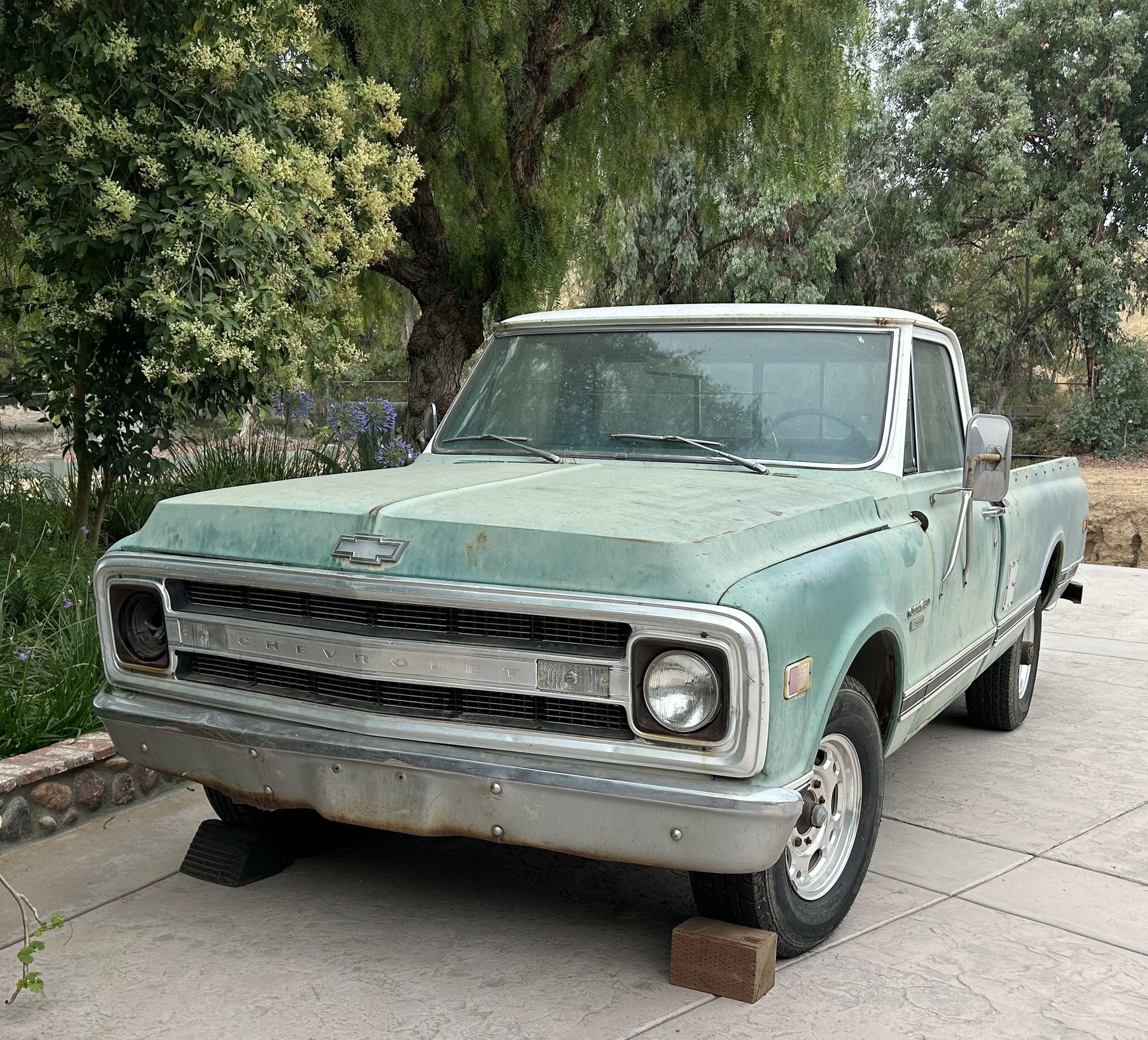 1970 Chevy C-20 With Original Build Sheet. Lots Of New Parts