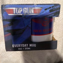 Top gun movie mug.