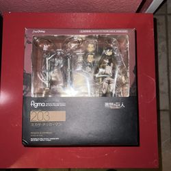 Attack on Titan Mikasa Ackerman Action Figure Figma Collection Model