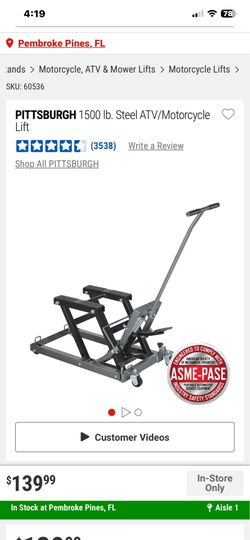 Motorcycle Lift