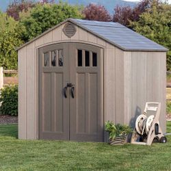 Lifetime 8'x 7.5' Outdoor Storage Shed - NEW