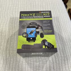 Celestron – NexYZ DX – Universal Smartphone Adapter for Telescope, Binoculars & Spotting Scopes – 3-Axis Precision Alignment – Capture Images & Video 