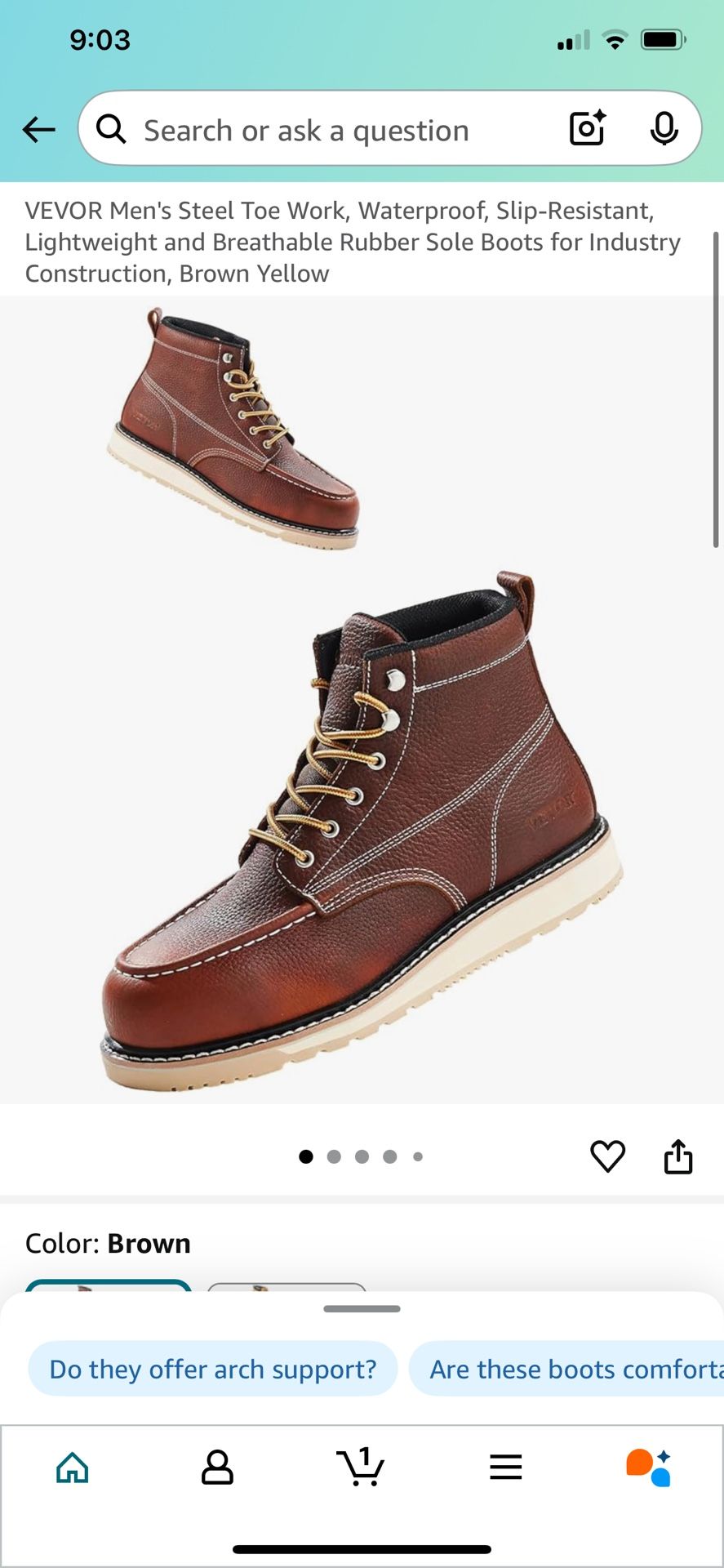 Work boots/steel toe boots/work/tools