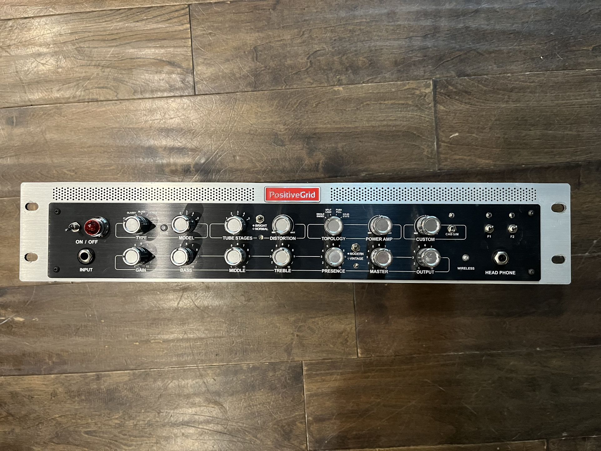 Positive Grid Bias 600w Rack Mount Guitar Amp Head