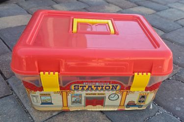 Little Town Train Station Toy Carry Case