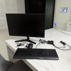 Monitor And Keyboard And Mouse Bundle 