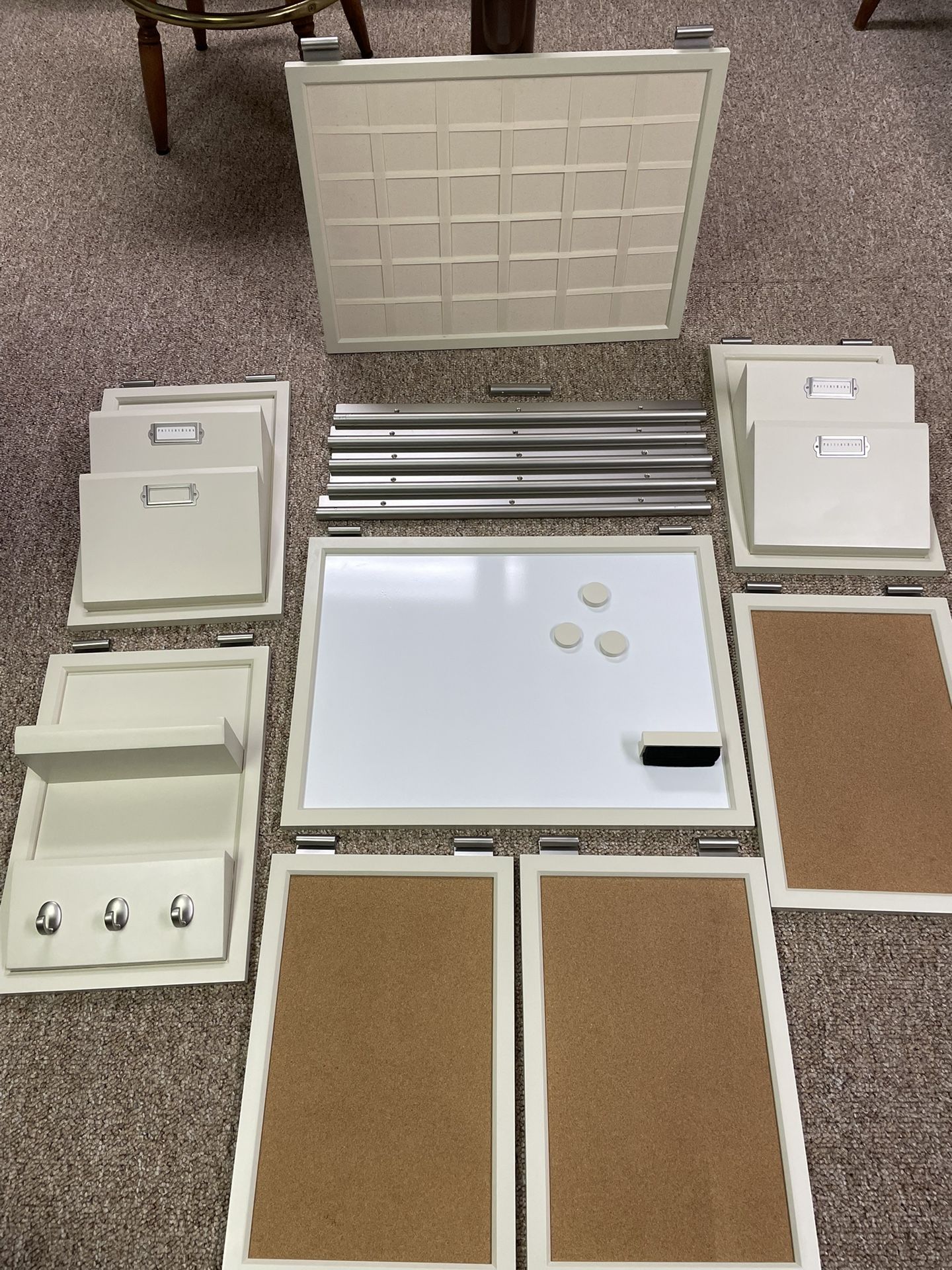 Pottery barn Daily Organization system in white