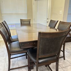Dining room Table With. 6 Chairs From Ashley 