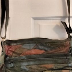 Leather Patchwork Purse