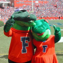Florida Gators Albert & Alberta Mascot Costumes – Set of 2 🐊🎃