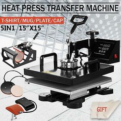 5 in 1 Heat Press Transfer Machine