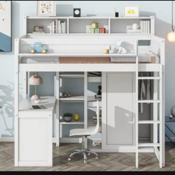 Twin size loft bed