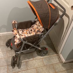 Baby Stroller Cleveland Browns Colors Great Cond 