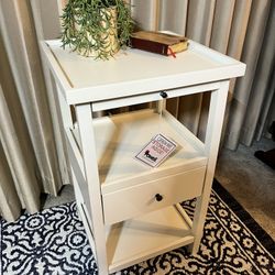 New Side Table: 29 1/2” Tall, 17” Wide, 15 3/4” Deep. 