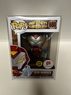 Funko Pop! Marvel Infinity Warps - Iron Hammer #680 Walgreens Exclusive Glow In The Dark 