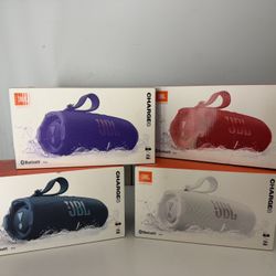 JBL Charge 6 Portable Bluetooth Speaker New Factory Sealed $120 EACH Bocina Bluetooth