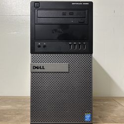 Light Gaming DELL Optiplex 9020 MT Core i7 16GB RAM 500GB SSD 8GB GPU 4 monitor support Windows 11 desktop computer