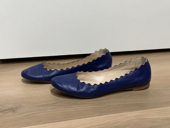 Blue Chloe Flats