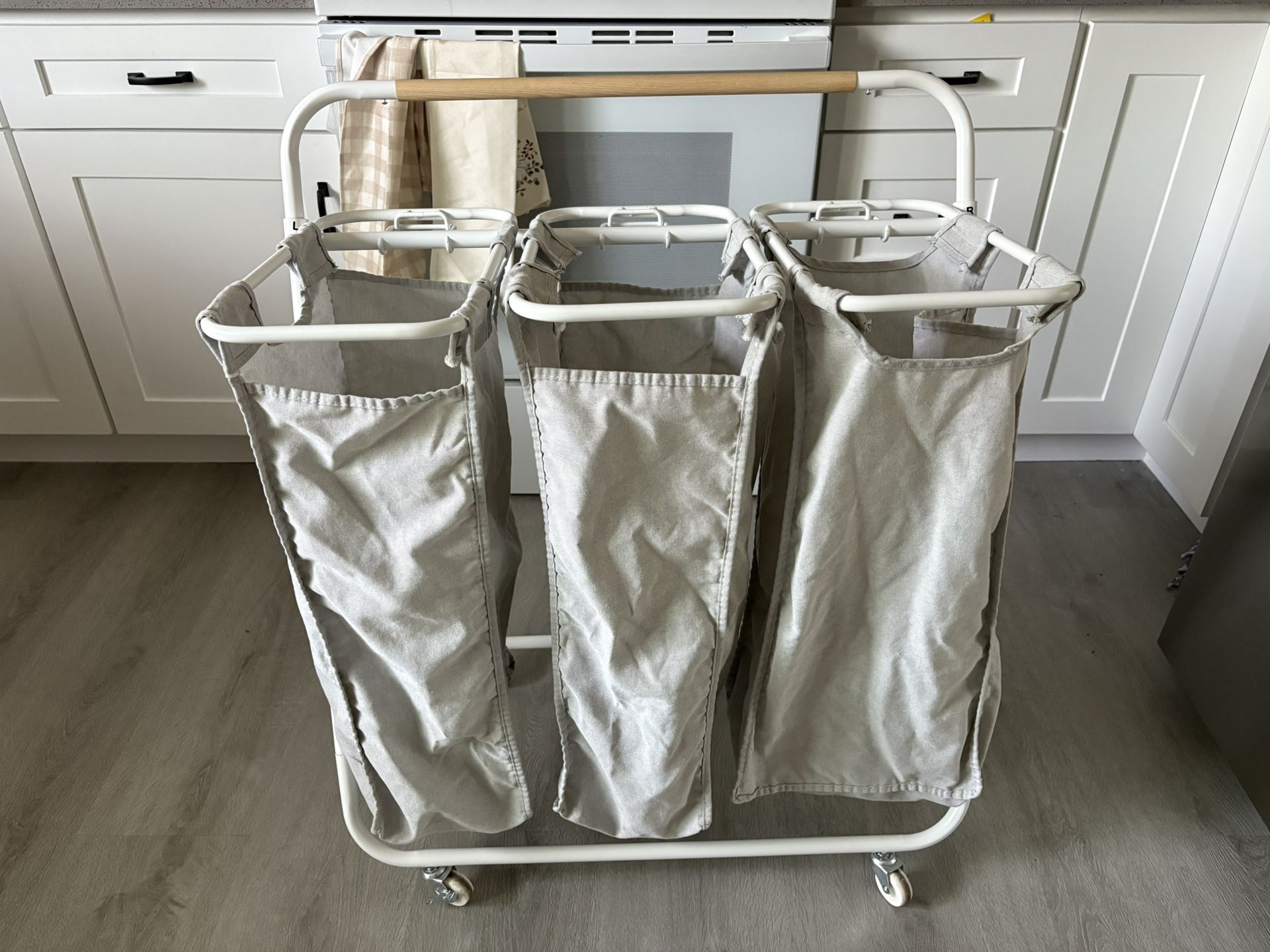 Rolling Basket, 3 Sections