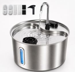 🐱 Stainless Steel Cat Water Fountain