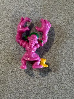 Monster In My Pocket  Purple Matchbox Rubber Figure