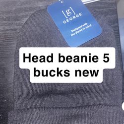 Hair Beanie Black New